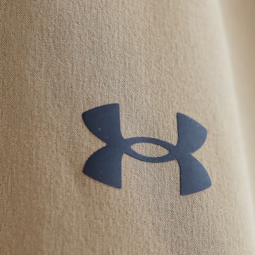 Under Armour UA Rival Woven Cargo Pants Tan Elastic Waist Jogger Style Women's M - Picture 4 of 11